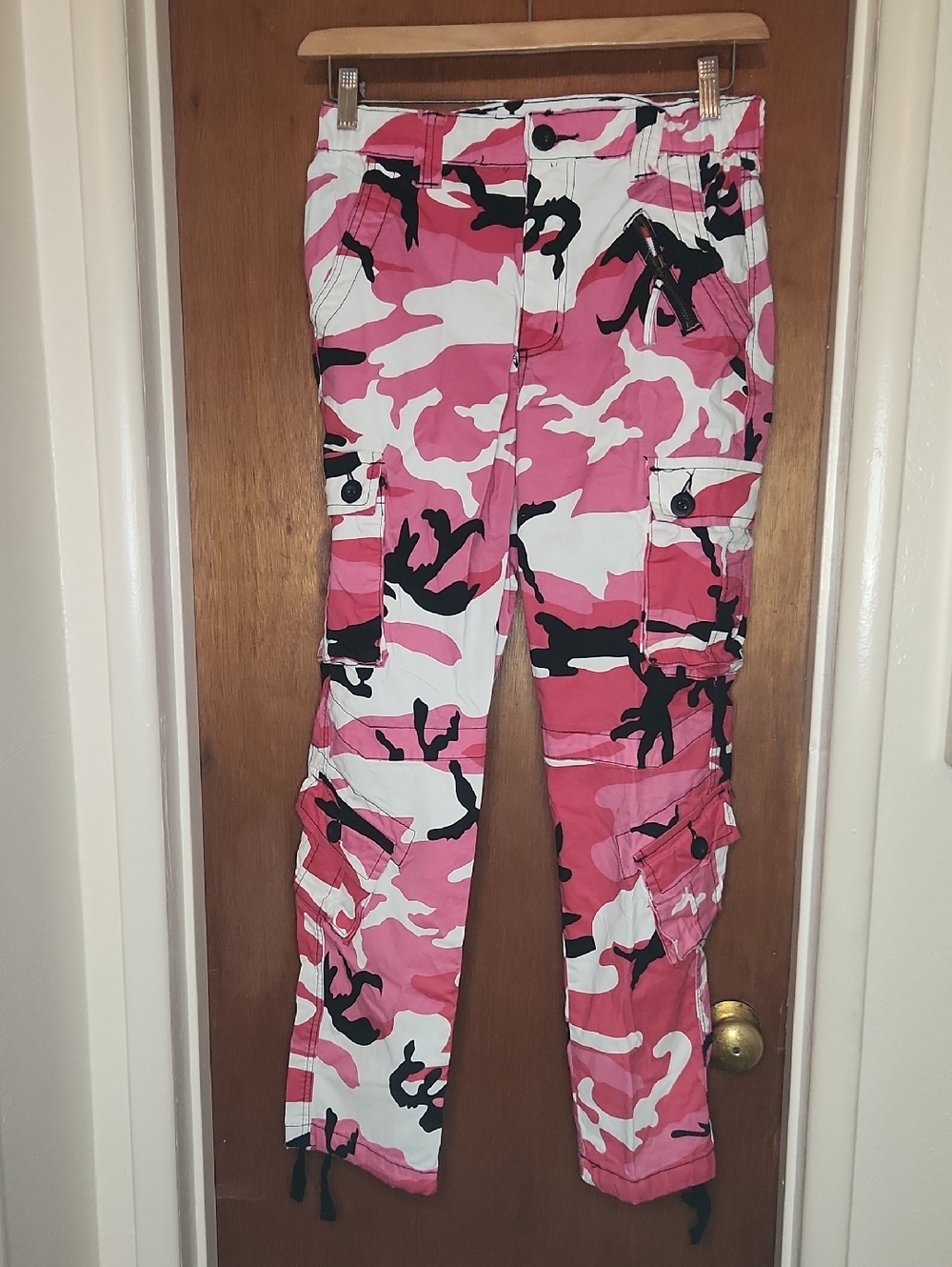 Pink Camo Cargo Pants